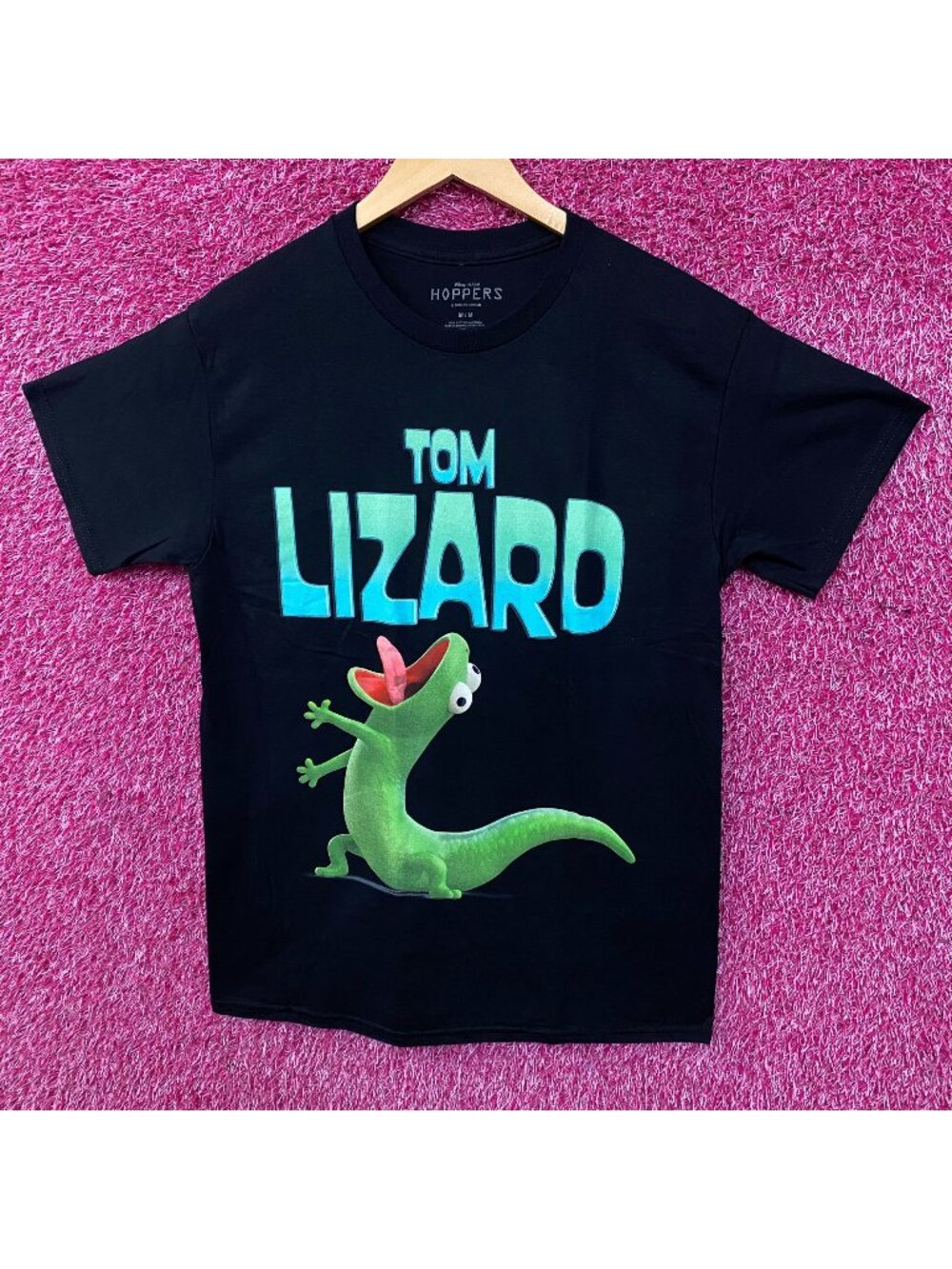 Disney Pixar Hoppers Tom Lizard Graphic T-Shirt Medium